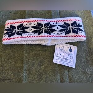 Vintage  knitted  headband By West Hill Weavers From Montgomery Ctr Vermont NWT
